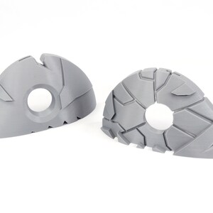 Ruptured Sachiel Archangel Mask DIY Cosplay Prop Kit - Cyberpunk Facemask, Dystopian Face Guard image 5