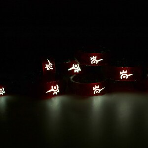 Red Mage FFXIV Ring Glow in the Dark Soul Crystal/rdm Job Stone Final ...