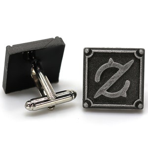 Gunbreaker FFXIV Job Cufflinks - GNB Metal Resin, Final Fantasy 14 FF14 Soul Crystal CFF1