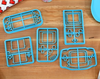Nintendo Handheld Cookie Cutters: Gameboy, Switch Lite, DS