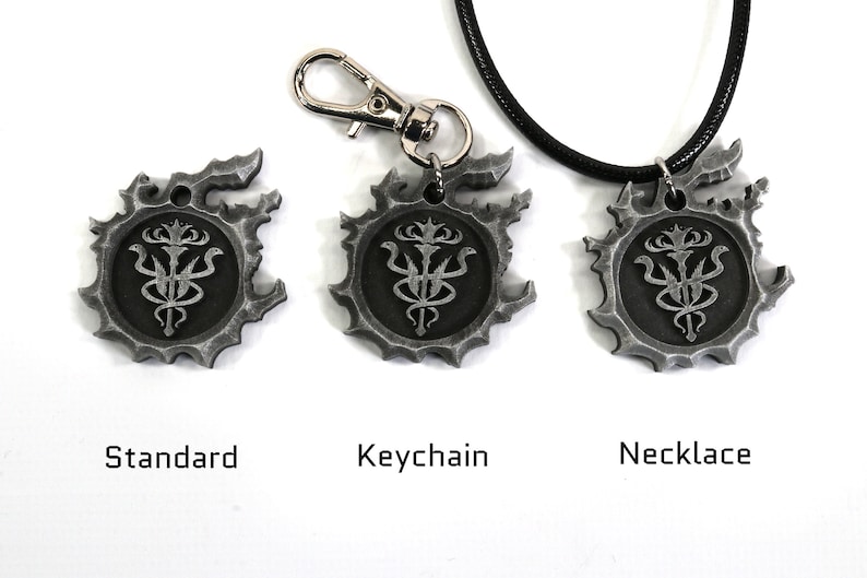 Chaveiro/Colar FFXIV The Order of the Twin Adder - Grand Company - FF14 Final Fantasy 14 KY1 Standard -Charm Only