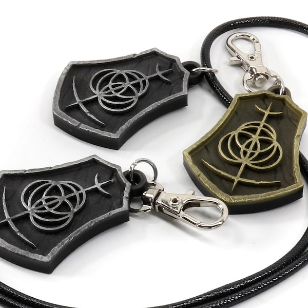 Gold Grace Symbol Keychain - Elder Circle Cosplay - Souls-like Game Cosplay KY1