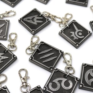 Machinist FFXIV Job Charm - MCH Metal Resin, Final Fantasy 14 FF14 Soul Crystal KY1 image 10
