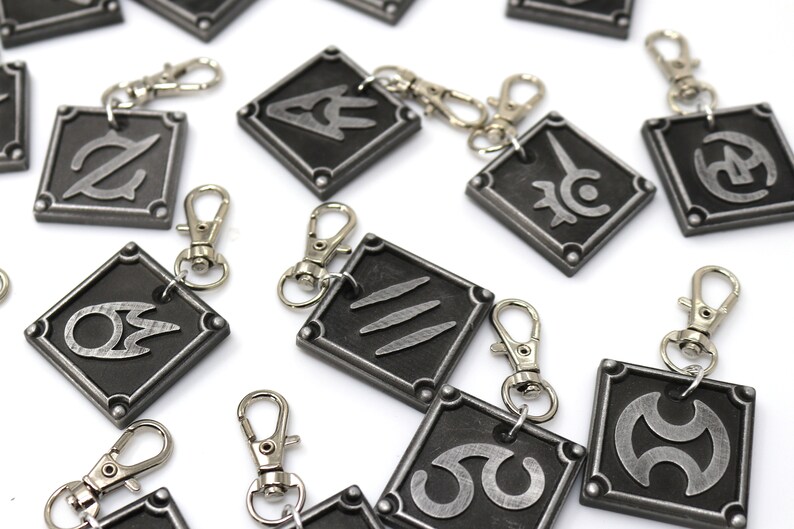Machinist FFXIV Job Charm - MCH Metal Resin, Final Fantasy 14 FF14 Soul Crystal KY1 image 10