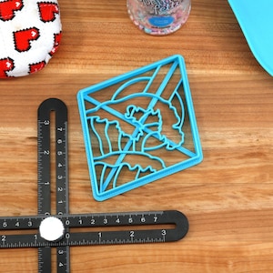 Vaporwave Dreams Cookie Cutters - Big Vaporwave, Crystal Monitor, Mountainside Vapor, Starry Pill, Sunset Cityscape - Vaporwave Gift