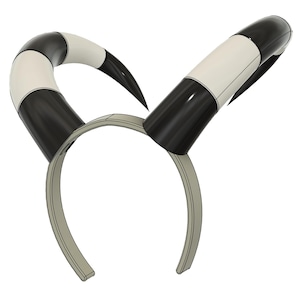 Imp Demon Horns DIY Cosplay Prop Kit- Founder and Assassin Headband - Business IMP Cosplay - Streamer Headphones Attachment - Headset Horns