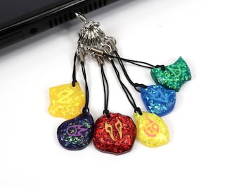 FFXIV Job Stone Phone Charm: Glow in the Dark Soul Crystal PHN1