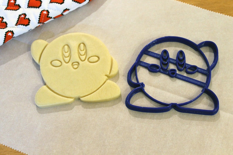 Cortadores de biscoitos Kirby Star Allies - Waddle Dee, King DeDeDe, Sleepy Kirby Star Ally Kirby