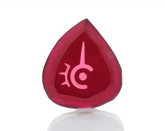 Red Mage Soul Crystal: FFXIV Glow in the Dark Job Stone JSKY1