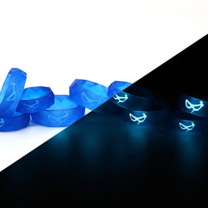 Blue Mage Ring: Glow in the Dark FFXIV Soul Crystal RNG1