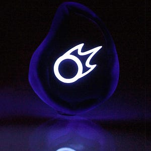 Clear Black Mage FFXIV Glow in the Dark Soul Crystal/BLM Job Stone Final Fantasy XIV FF14 JSKY1