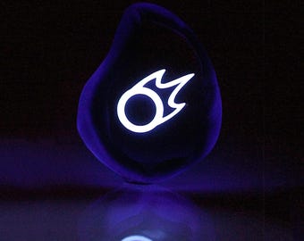 Clear Black Mage FFXIV Glow in the Dark Soul Crystal/BLM Job Stone Final Fantasy XIV FF14 JSKY1