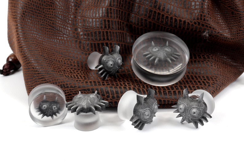 Majora's Mask Resin Ear Gauges: Zelda Legend Plugs / Gauges image 10