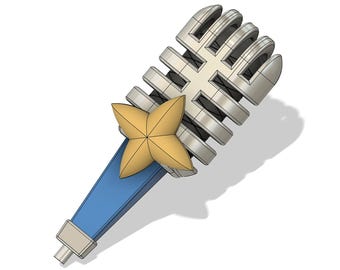 Magical Girl Microphone DIY Cosplay Prop Kit - Trans-Magia
