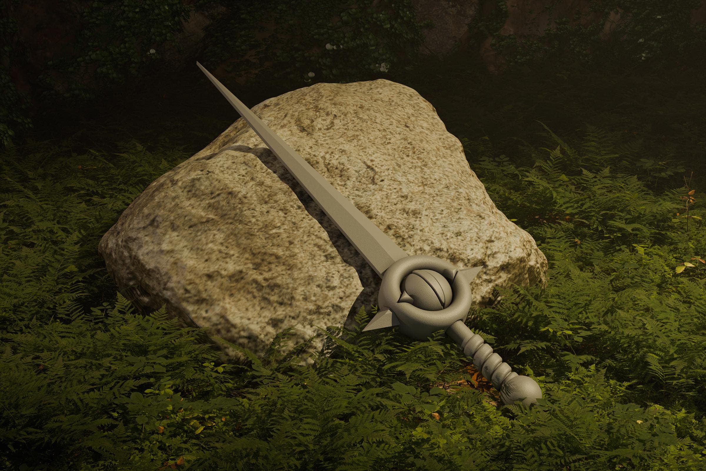 Finn's Night Sword DIY Cosplay Prop Kit - Adventurous Journey - Eyeball Hilt - Twilight Blade - Green Knight