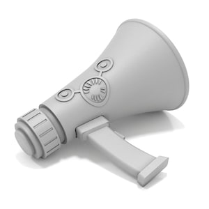 Cursed Speech Megaphone DIY Cosplay Prop Kit- Cursed Speech Symbol - Queen of Curses - Cursed Spirit