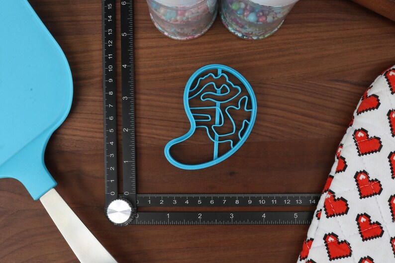 Tears of The Kingdom Cookie Cutters: Zelda Secret Stone Baking Set Stone of Time