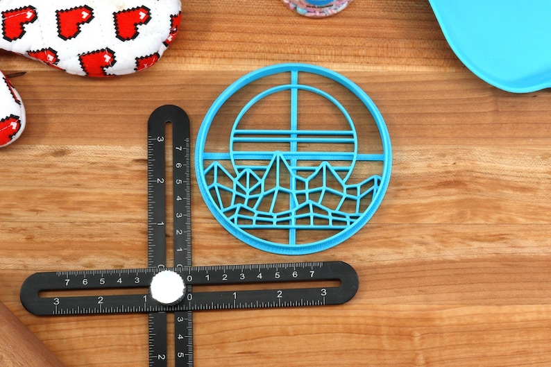 Vaporwave Dreams Cookie Cutters - Big Vaporwave, Crystal Monitor, Mountainside Vapor, Starry Pill, Sunset Cityscape - Vaporwave Gift