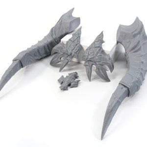 Kit di accessori fai da te per cosplay FFXIV Au'ra Female Horns 01
