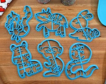 Chinese Zodiac Cookie Cutters: Lunar New Year Baking Set