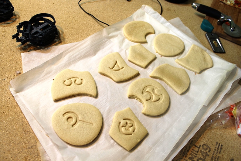 FFXIV Soul Stone Cookie Cutters Set 3 of 4 Whm, Sam, Sch, Smn, War FF14 WHM Soul Crystal Cookie Cutter image 5