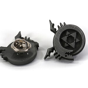 Ouroboros Symbol - Aluminium Metall Harts Pin för Cosplay - Homunculi SPN1 bild 10