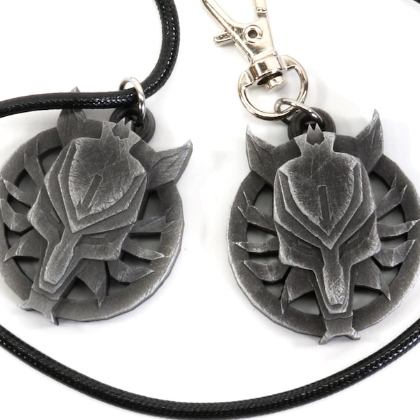 Fenrir Pendant Final Fantasy VII Keychain - FF7 Jewelry and Gift for Final Fantasy Fan KY1