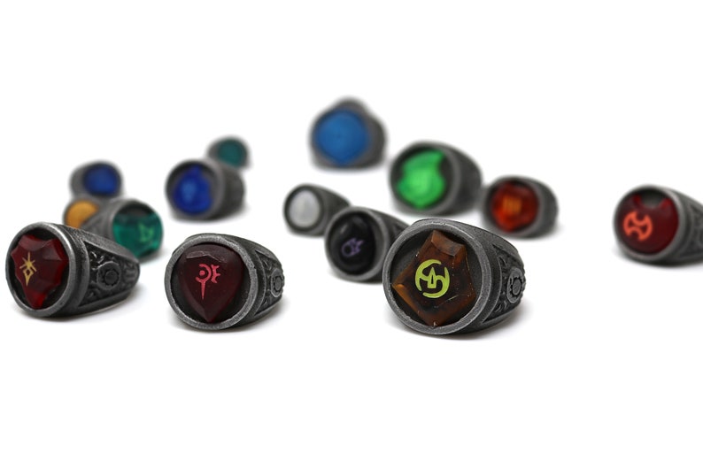 FFXIV Soul Crystal Ring/Job Stone Rings FF14 Final Etsy