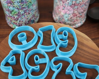 Mario Numbers & Letters FONT Cookie Cutters Gaming Baking, Letter Cutouts  Baking Fondant Letters, Letters for Cake Decorating 