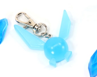 Zelda Glow in the Dark Zelda Navi Necklace / Keychain -  Legend of Zelda gift Breath of the Wild KY1