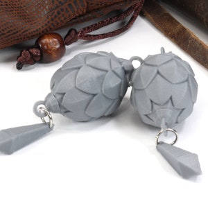 Lotus Bud Earrings Pair DIY Cosplay Prop Kit - Zelda Tears of the Kingdom Princess Costumes & Props