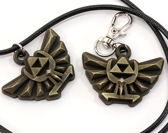 Naszyjnik z herbem Zelda Hyrule: Legenda Zeldy – prezent KY1