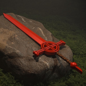 Demon Blood Sword DIY Cosplay Prop Kit - Adventurous Journey - Family Blade - Joshua&#39;s Dungeon - Dimensional Red Blade