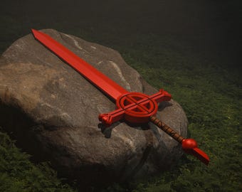 Demon Blood Sword DIY Cosplay Prop Kit - Adventurous Journey - Family Blade - Joshua&#39;s Dungeon - Dimensional Red Blade