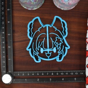 Genshin Impact Cookie Cutters: Chibi Character Set - Baizhu, Dehya, Kaveh, Kirara, Mika Mika