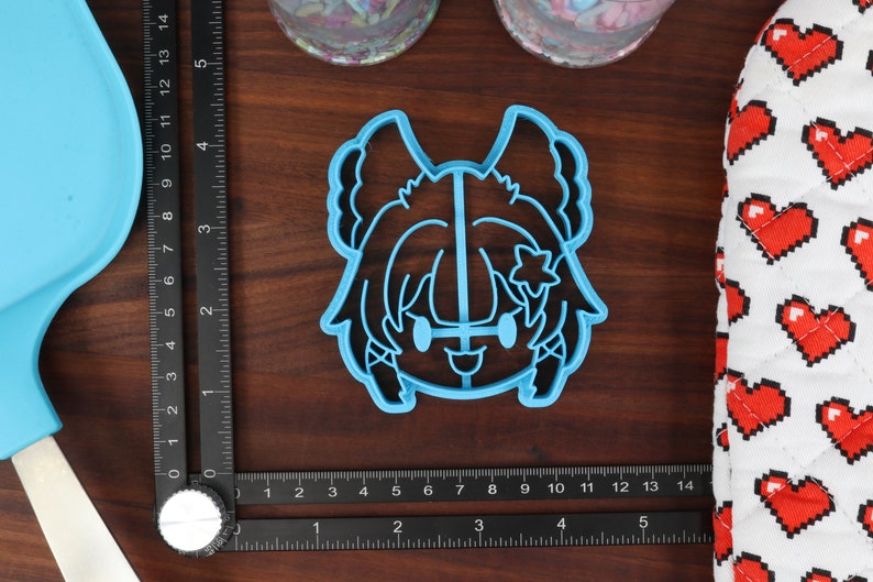 Genshin Impact Cookie Cutters: Chibi Character Set - Baizhu, Dehya, Kaveh, Kirara, Mika Mika
