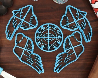 Biblically Accurate Angel Cookie Cutters: Winged Set