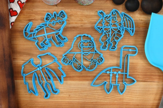 Cryptid Cookie Cutters: Sasquatch, Mothman, Loch Ness, Chupacabra