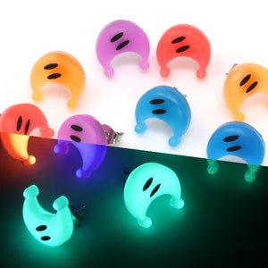 Power Moon Glow in the Dark Mario Earrings Pair - Super Mario Odyssey - Nintendo Gift / Mario Gift ERG1