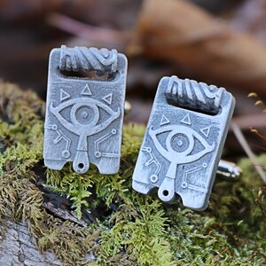 Manchetknopen van sheikah-leisteen: Legend of Zelda-sieraden CFF1 afbeelding 10