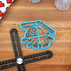 Deltarune Cookie Cutters Enemies - Tasque Manager, ViroVirokun, Rudinn, Popup, King Round - Undertale / Baking Gift Popup Deltarune