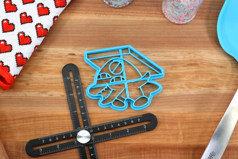Deltarune Cookie Cutters Enemies - Tasque Manager, ViroVirokun, Rudinn, Popup, King Round - Undertale / Baking Gift Popup Deltarune