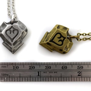 FFXIV Necklace Soul Crystal Locket Style Charm Endwalker Reaper and Sage Final Fantasy 14 Job Stone Necklace FF14 LKT1 image 5