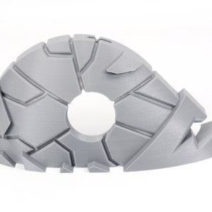 Ruptured Sachiel Archangel Mask DIY Cosplay Prop Kit - Cyberpunk Facemask, Dystopian Face Guard image 9