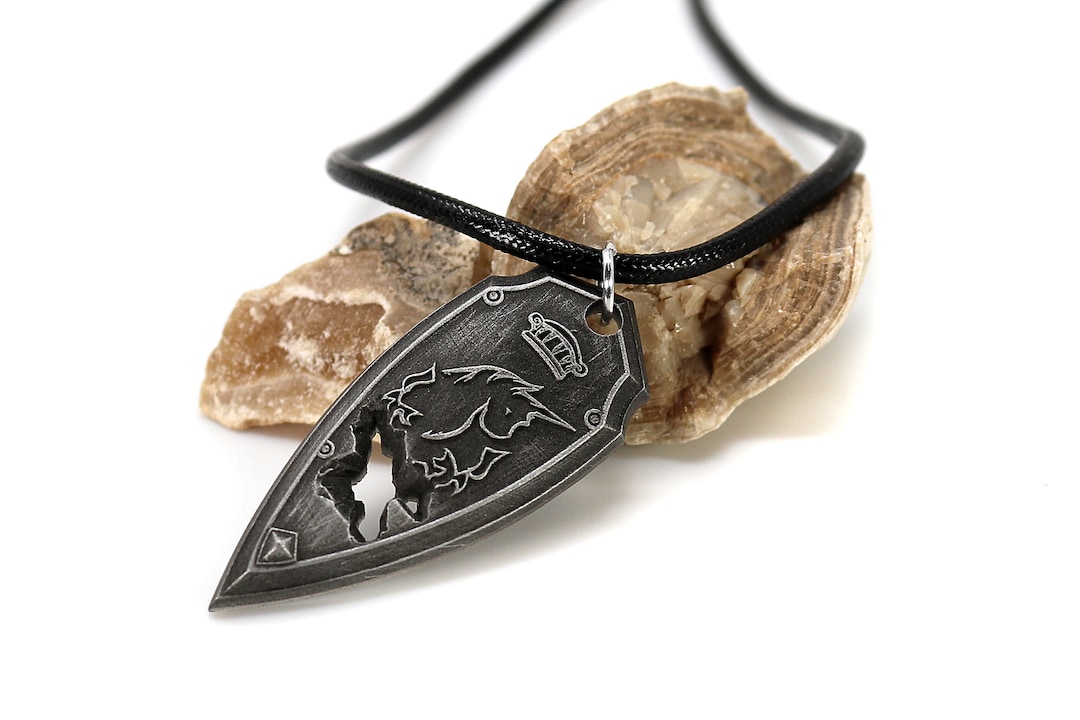 FFXIV Haurchefant Greystone Shield Pendant Keychain