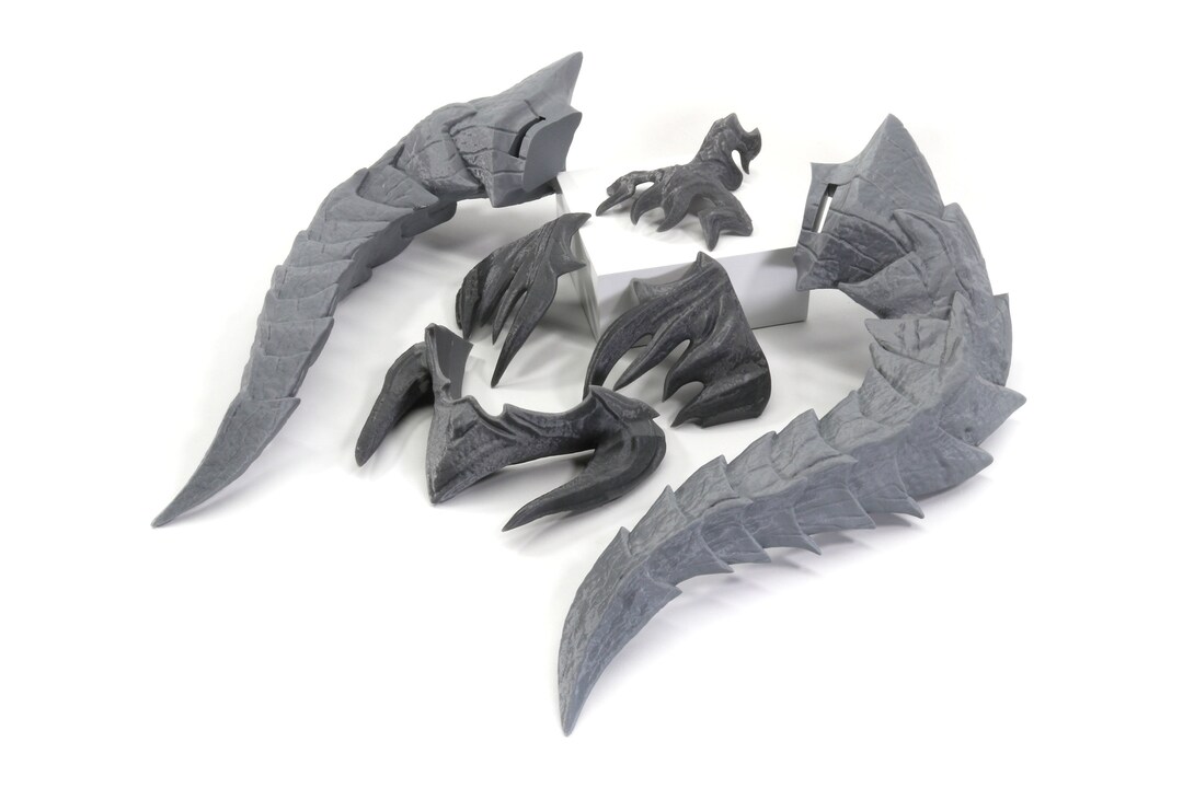 FFXIV Au'ra Male Horns 01 DIY Cosplay Prop Kit Final Fantasy 14 Etsy