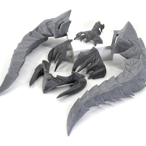 FFXIV Au'ra Male Horns 01 Kit di oggetti di scena fai da te per cosplay - Final Fantasy 14
