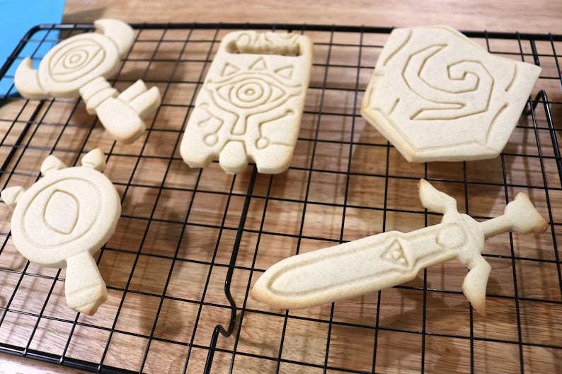 Legend of Zelda Cookie Cutters: Master Sword, Shield, Sheikah Slate image 10