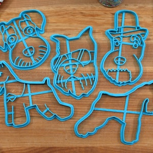 Schnauzer Cookie Cutters - Schnauzer Stack, Schnauzer Outline, Schnauzer Face  - Gift for Schnauzer Owner