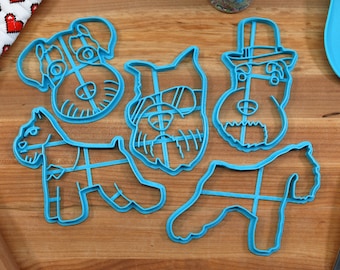 Schnauzer Cookie Cutters: Dog Breed Baking Set